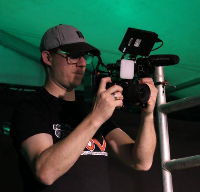 Harm Tijdens opnames voor een aftermovie